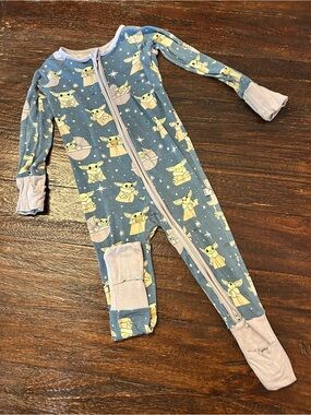 Little Sleepies Bamboo Star Wars 'The Child' Zip One-Piece Footie Zippy